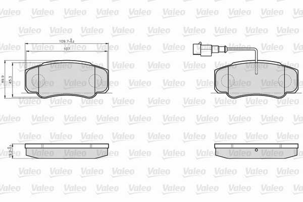 Valeo Remblokset 873921