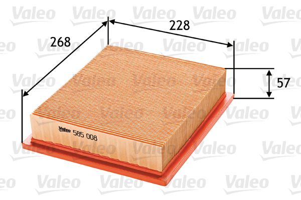 Valeo Luchtfilter 585008