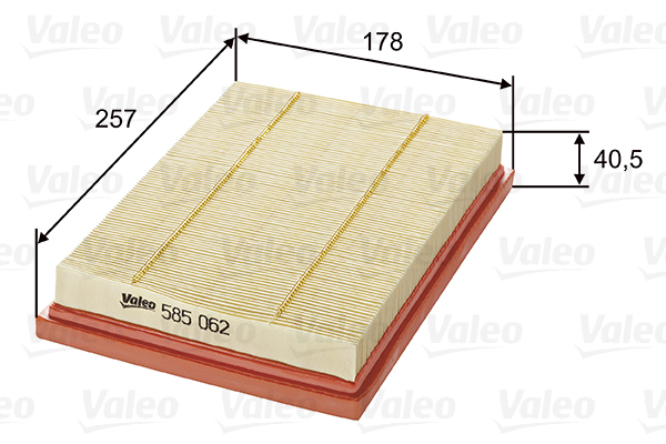 Valeo Luchtfilter 585062