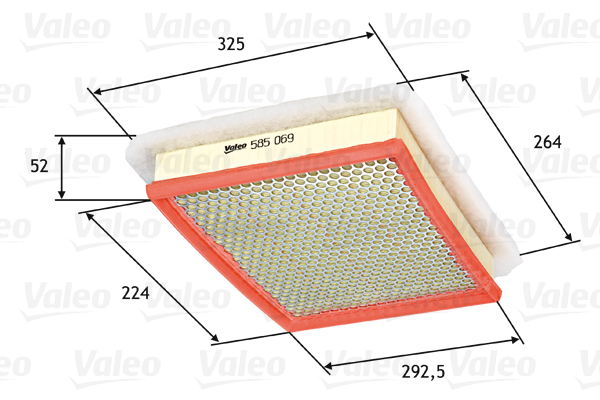 Valeo Luchtfilter 585069