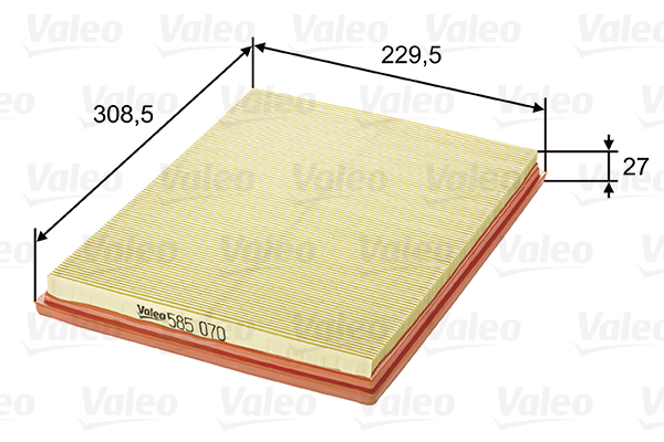 Valeo Luchtfilter 585070