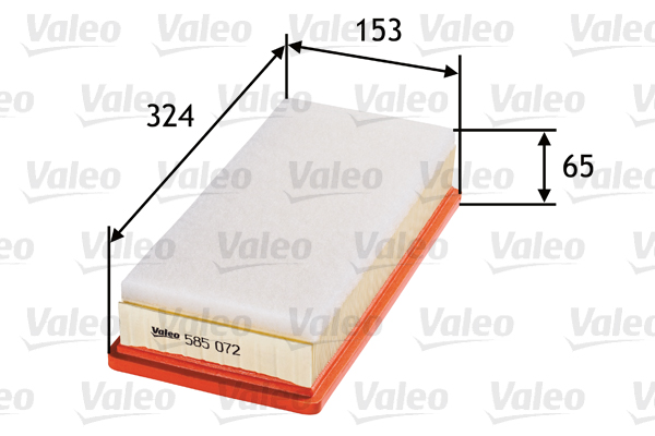 Valeo Luchtfilter 585072