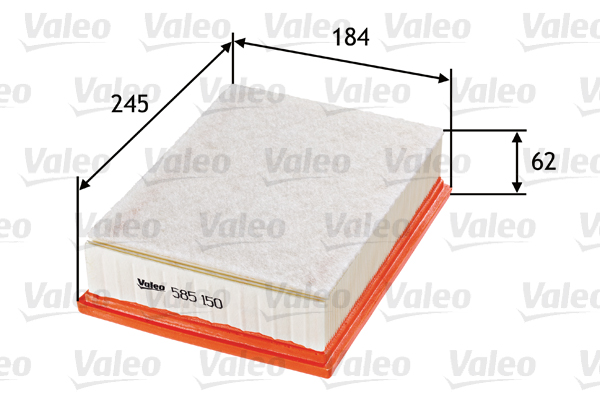 Valeo Luchtfilter 585150