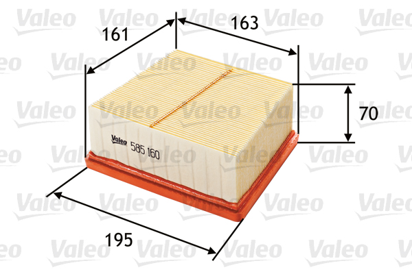 Valeo Luchtfilter 585160