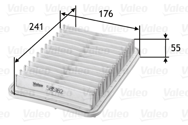 Valeo Luchtfilter 585162