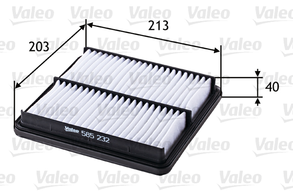 Valeo Luchtfilter 585232