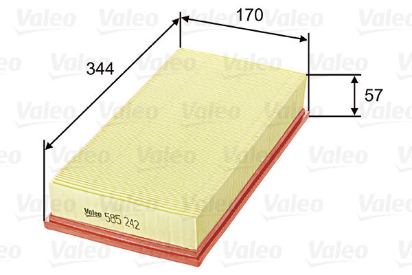 Valeo Luchtfilter 585242