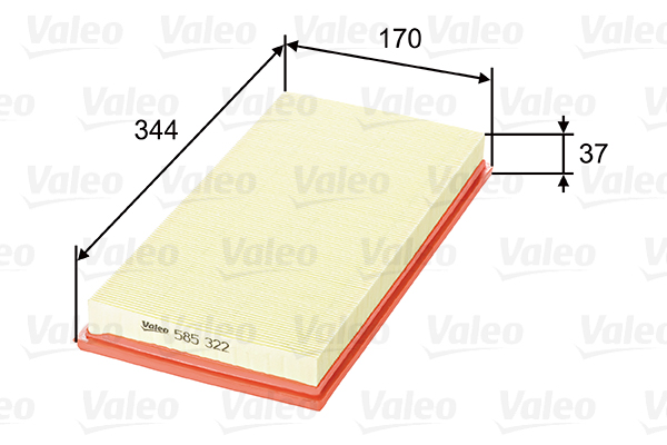 Valeo Luchtfilter 585322