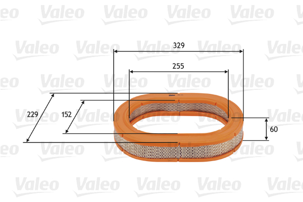 Valeo Luchtfilter 585723