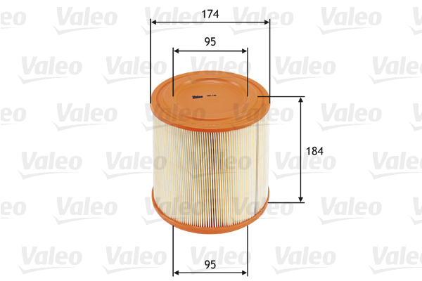 Valeo Luchtfilter 585740