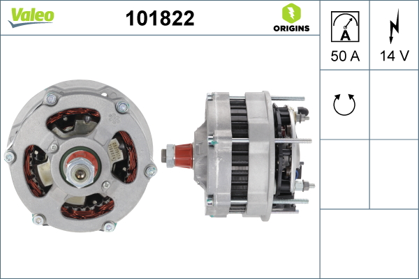 Valeo Alternator/Dynamo 101822