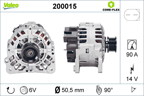 Valeo Alternator/Dynamo 200015