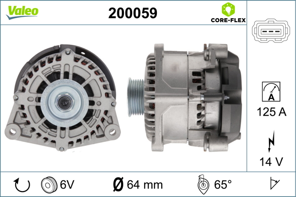 Valeo Alternator/Dynamo 200059