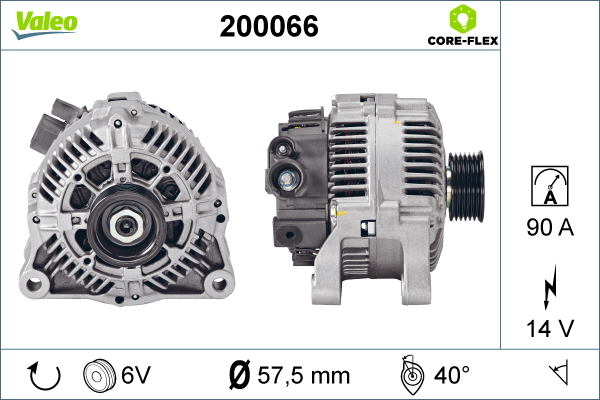 Valeo Alternator/Dynamo 200066