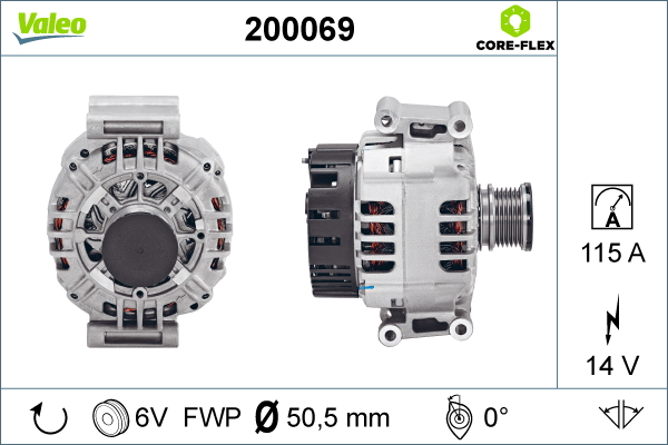 Valeo Alternator/Dynamo 200069