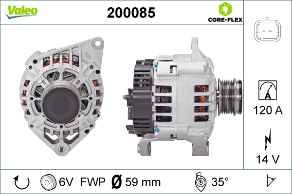 Valeo Alternator/Dynamo 200085