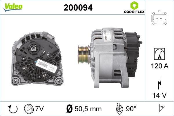 Valeo Alternator/Dynamo 200094