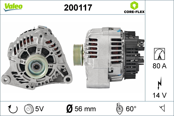 Valeo Alternator/Dynamo 200117