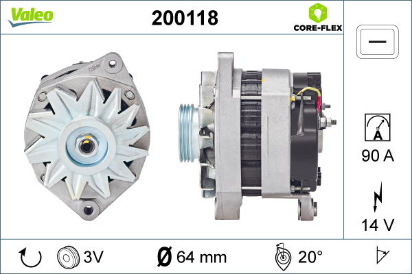 Valeo Alternator/Dynamo 200118