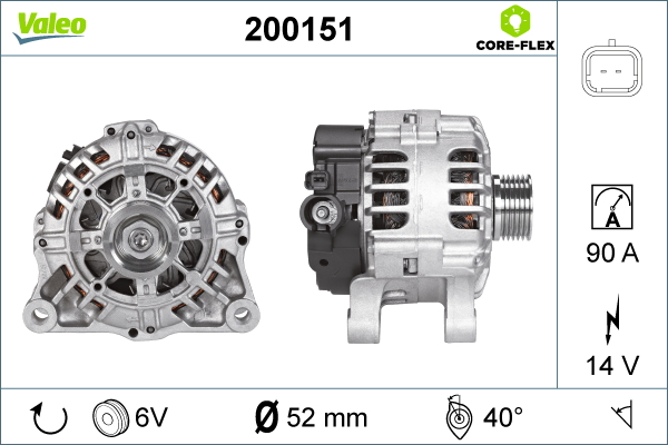 Valeo Alternator/Dynamo 200151