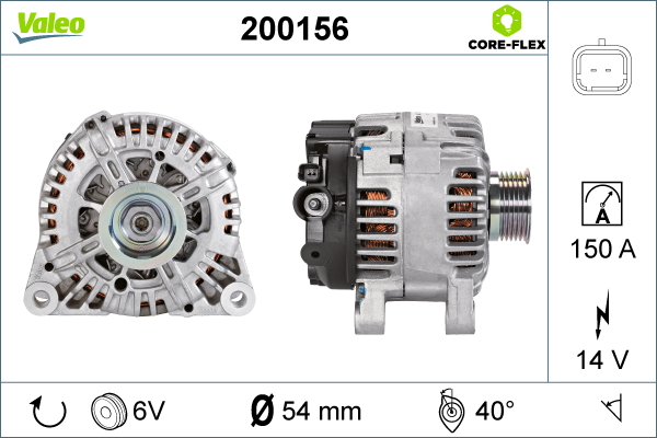 Valeo Alternator/Dynamo 200156