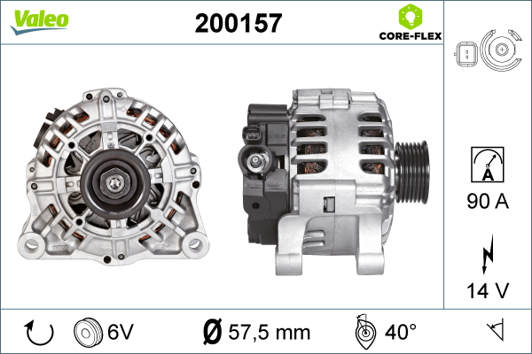 Valeo Alternator/Dynamo 200157