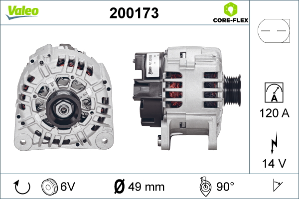 Valeo Alternator/Dynamo 200173