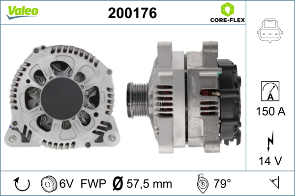 Valeo Alternator/Dynamo 200176