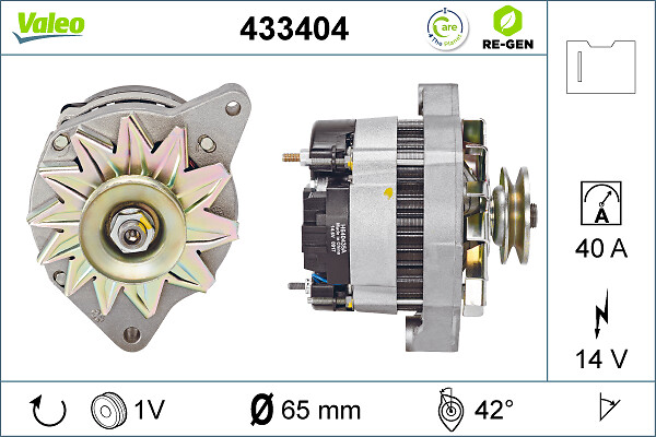 Valeo Alternator/Dynamo 433404