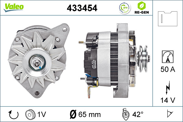 Valeo Alternator-Dynamo 433454