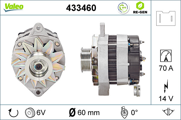 Valeo Alternator-Dynamo 433460