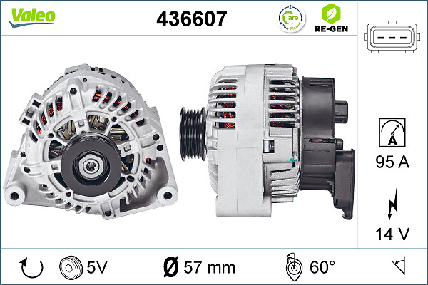 Valeo Alternator/Dynamo 436607