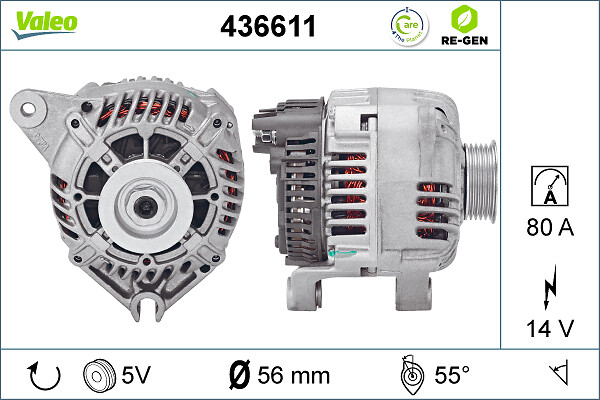 Valeo Alternator/Dynamo 436611