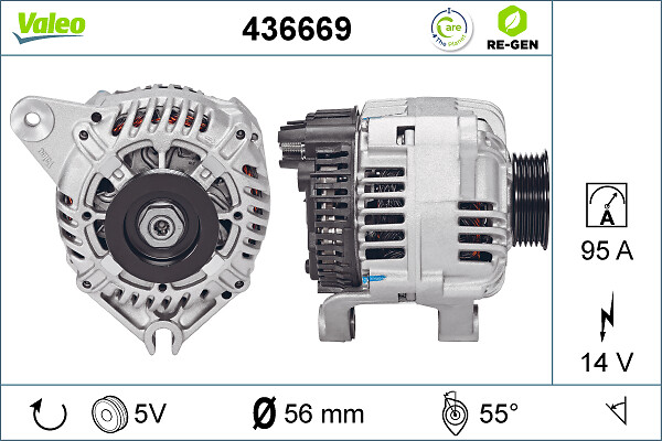 Valeo Alternator/Dynamo 436669