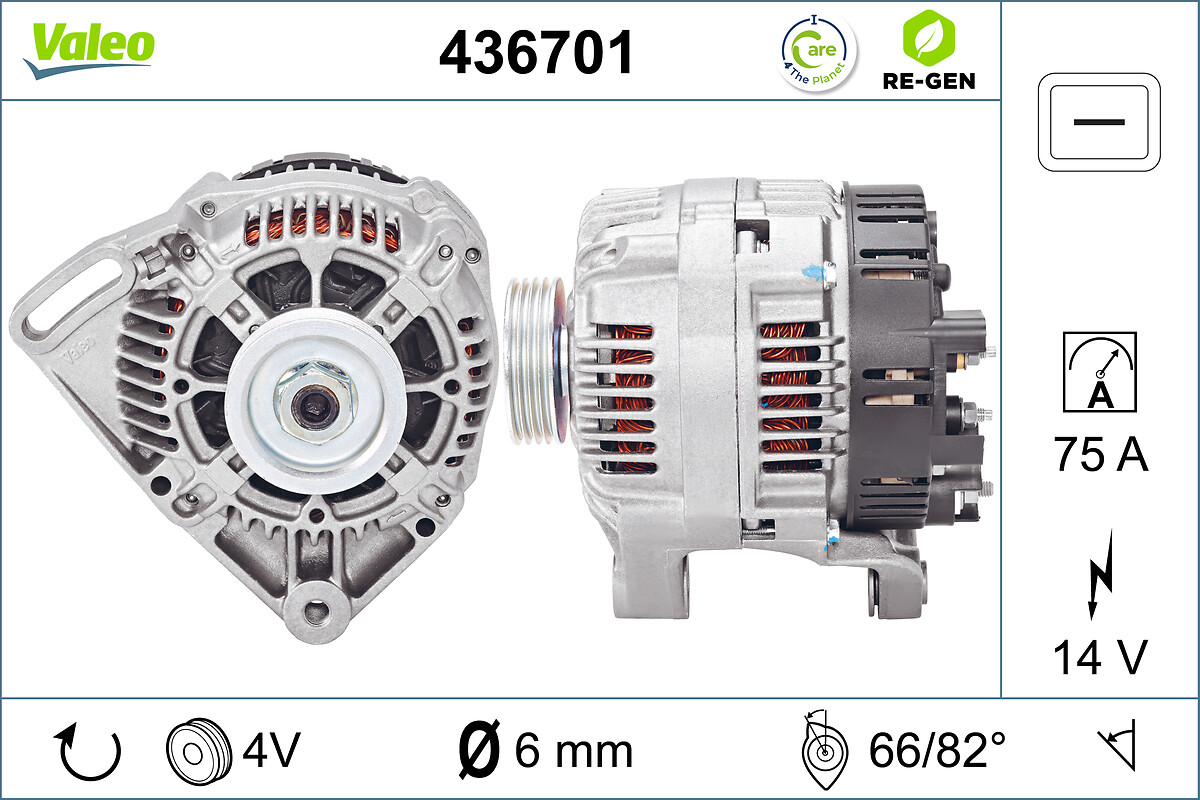 Valeo Alternator/Dynamo 436701