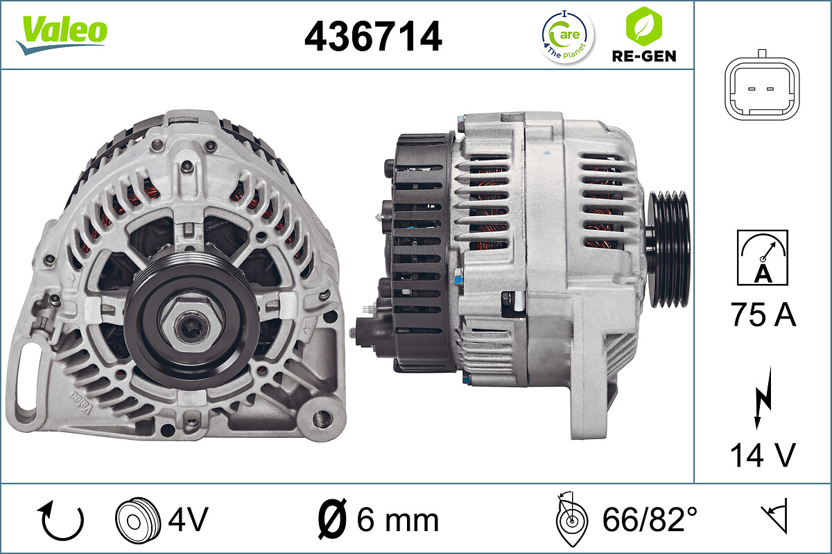 Valeo Alternator/Dynamo 436714