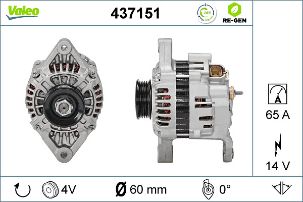 Valeo Alternator/Dynamo 437151