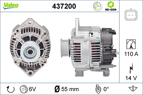 Valeo Alternator/Dynamo 437200