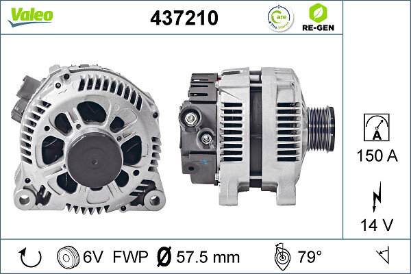 Valeo Alternator/Dynamo 437210