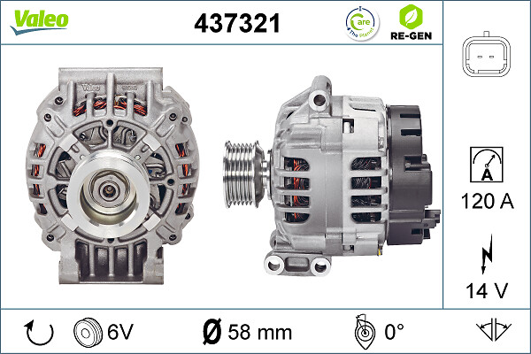 Valeo Alternator/Dynamo 437321