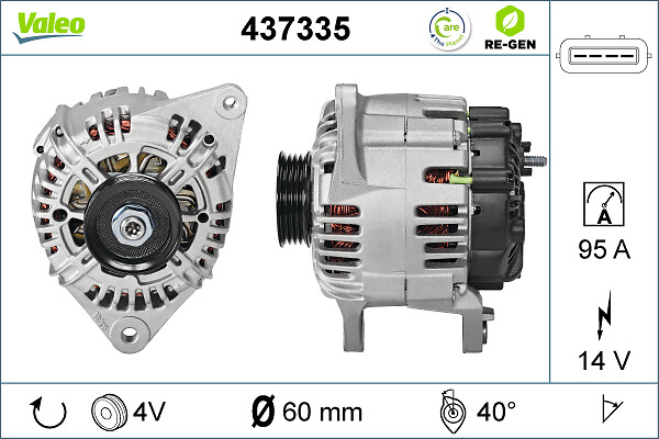 Valeo Alternator/Dynamo 437335