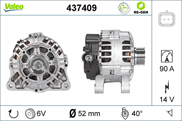 Valeo Alternator/Dynamo 437409