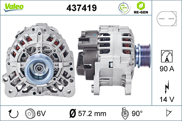 Valeo Alternator/Dynamo 437419