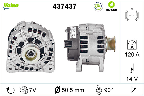 Valeo Alternator/Dynamo 437437