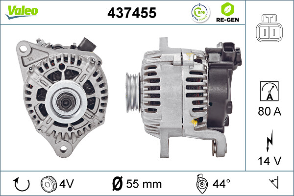 Valeo Alternator/Dynamo 437455