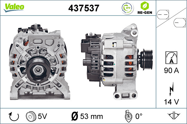 Valeo Alternator/Dynamo 437537