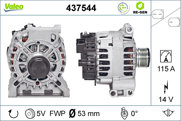 Valeo Alternator/Dynamo 437544