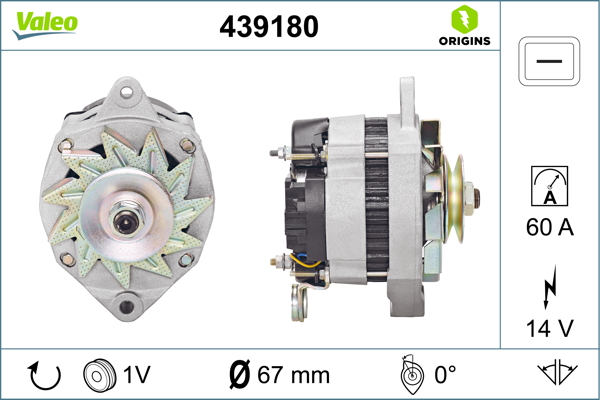 Valeo Alternator/Dynamo 439180