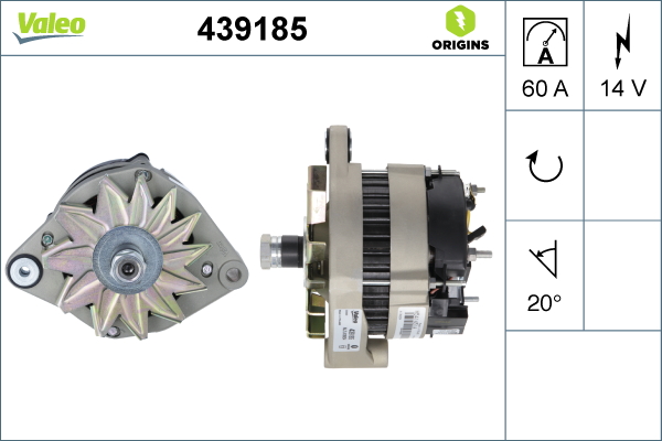 Valeo Alternator/Dynamo 439185