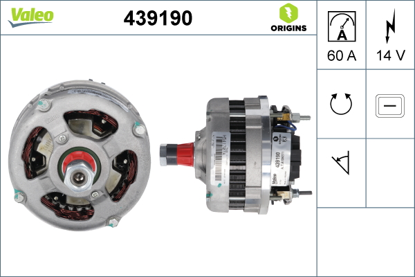 Valeo Alternator/Dynamo 439190